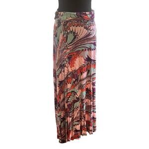 Rachel Pally VINTAGE Maxi Floral Print Skirt -  Size LG